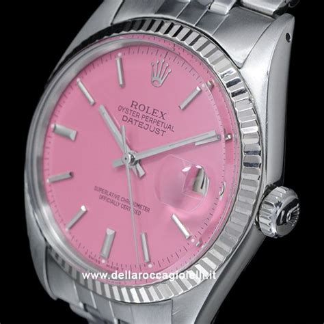 Rolex Datejust vetro plastica quadrante rosa Ref.1601, Photo 1 .